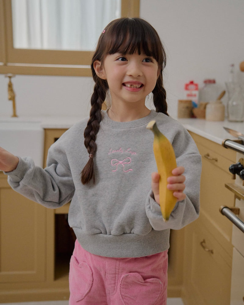 Lago - Korean Children Fashion - #minifashionista - Back Ribbon Sweatshirt - 10