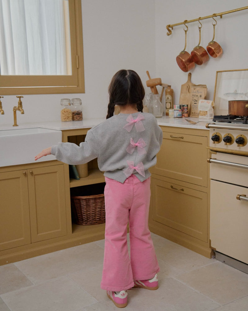 Lago - Korean Children Fashion - #prettylittlegirls - Heart Corduroy Pants - 12