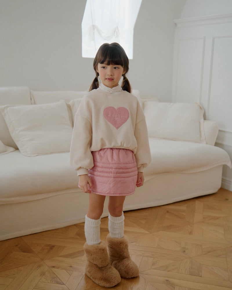 Lago - Korean Children Fashion - #prettylittlegirls - Stitch Bonding Skirt - 6