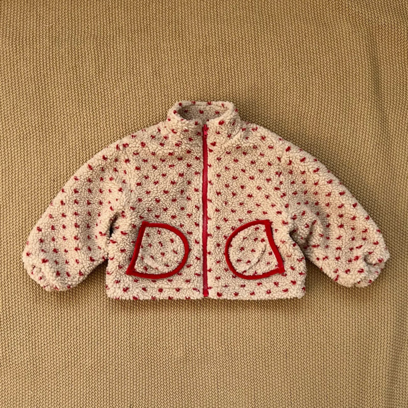 Lago - Korean Children Fashion - #prettylittlegirls - Mini Heart Bonding Jumper - 3