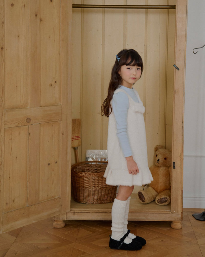 Lago - Korean Children Fashion - #prettylittlegirls - Bobe Pleated One-piece - 3