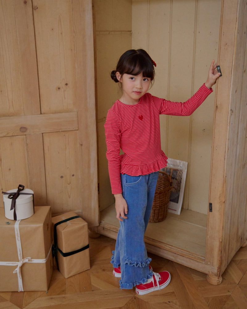 Lago - Korean Children Fashion - #prettylittlegirls - Bobo Frill Tee - 12