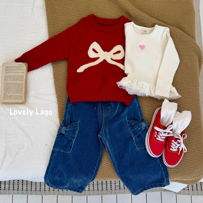 Lago - Korean Children Fashion - #stylishchildhood - Soft Knit Sweatshirt - 6