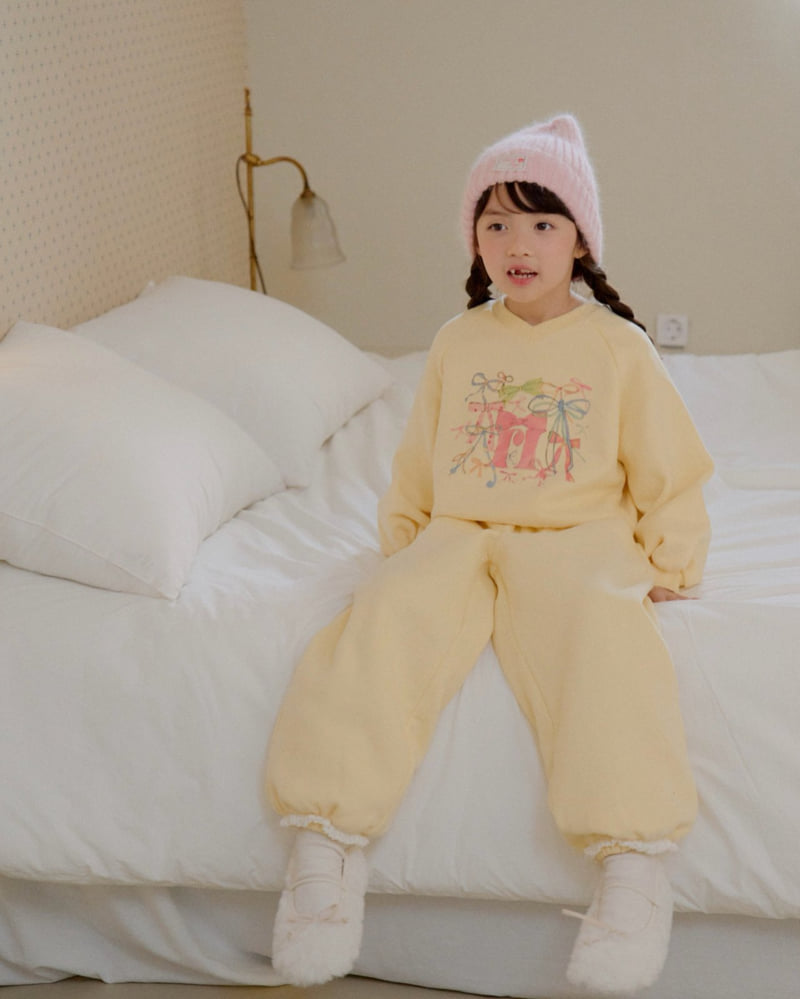 Lago - Korean Children Fashion - #todddlerfashion - Ribbon Party Sweatshirt - 10