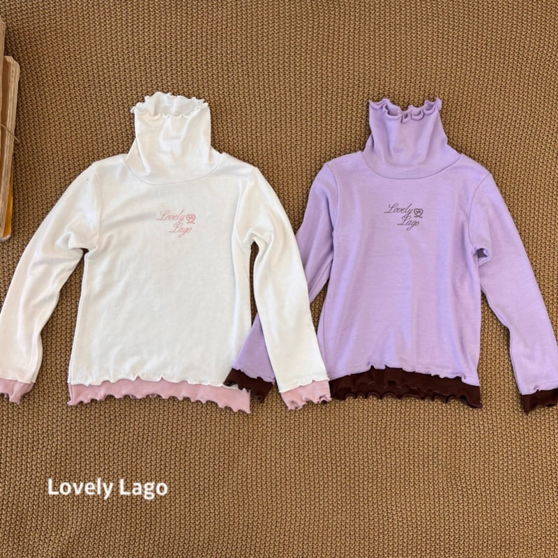 Lago - Korean Children Fashion - #toddlerclothing - Fun Turtleneck Tee