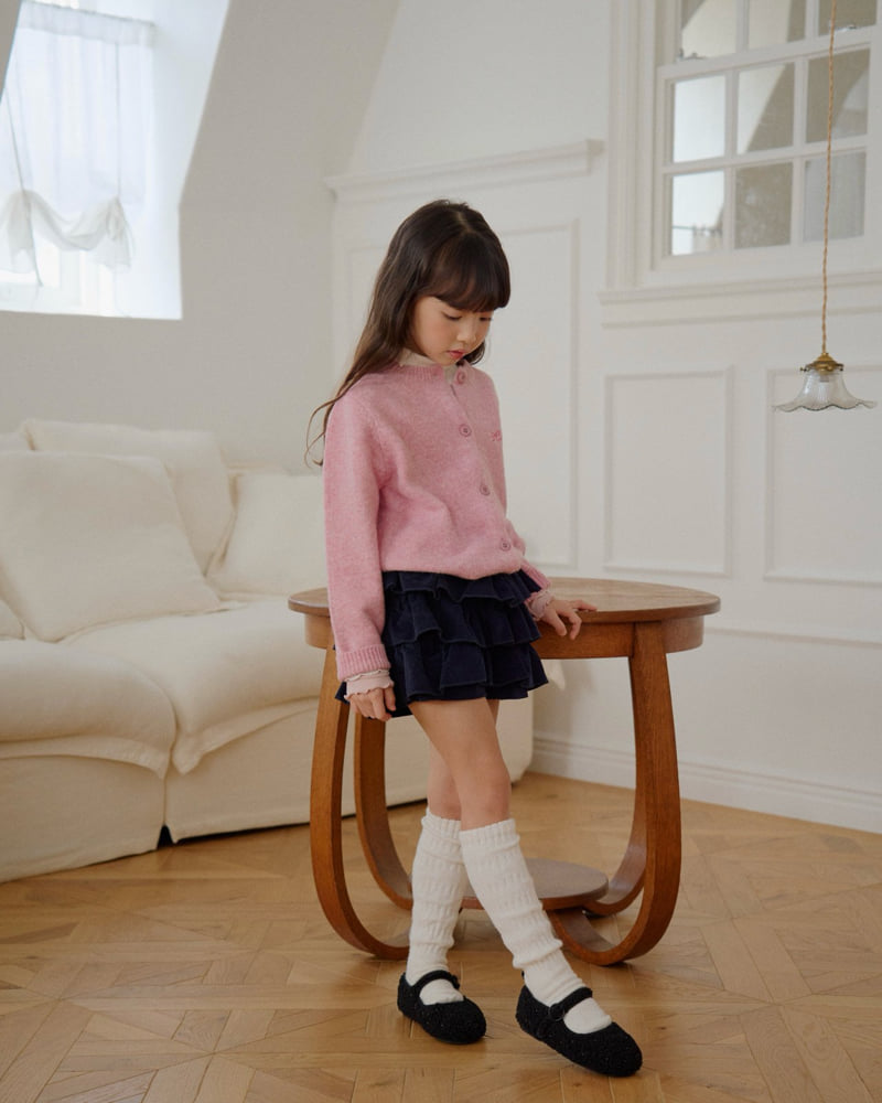 Lago - Korean Children Fashion - #toddlerclothing - Ribbon Soft Cardigan - 12
