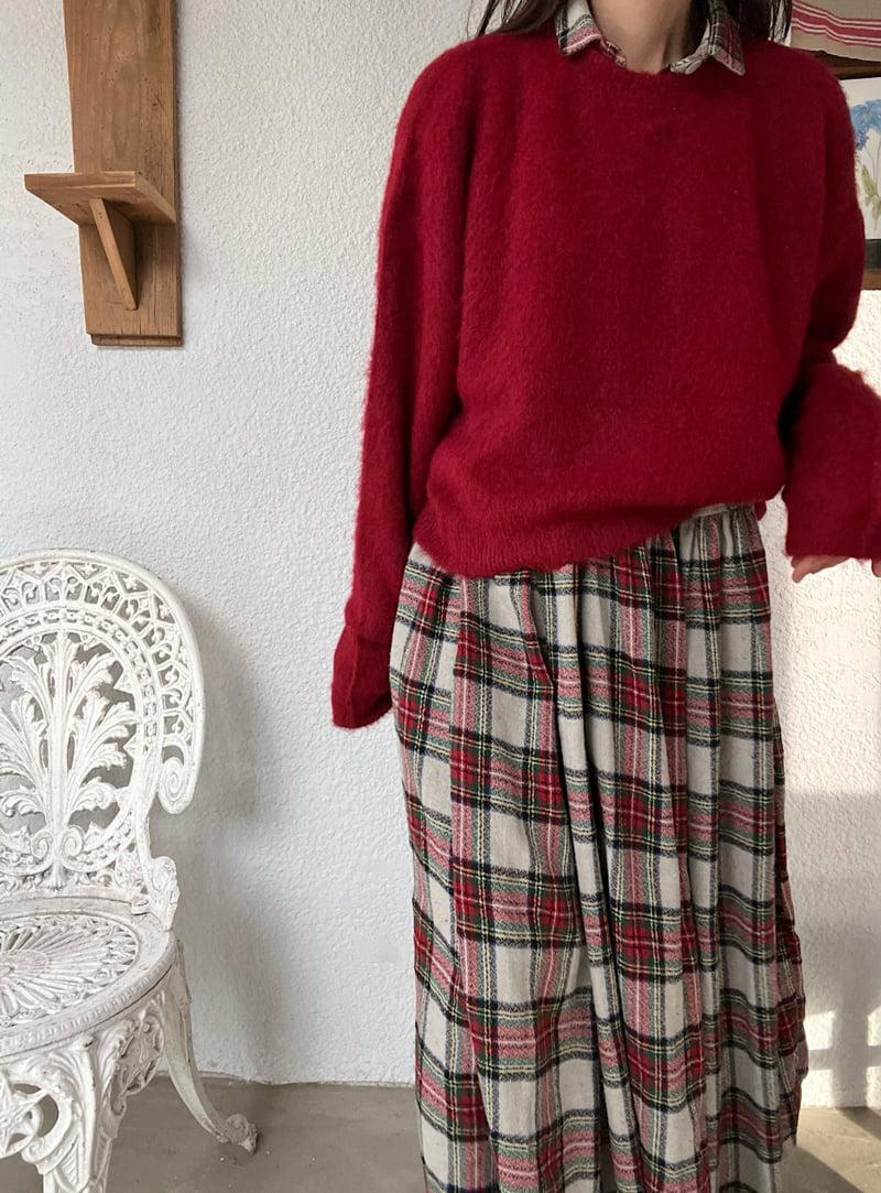 Lagrass - Korean Women Fashion - #momslook - Annie Check One-piece - 10