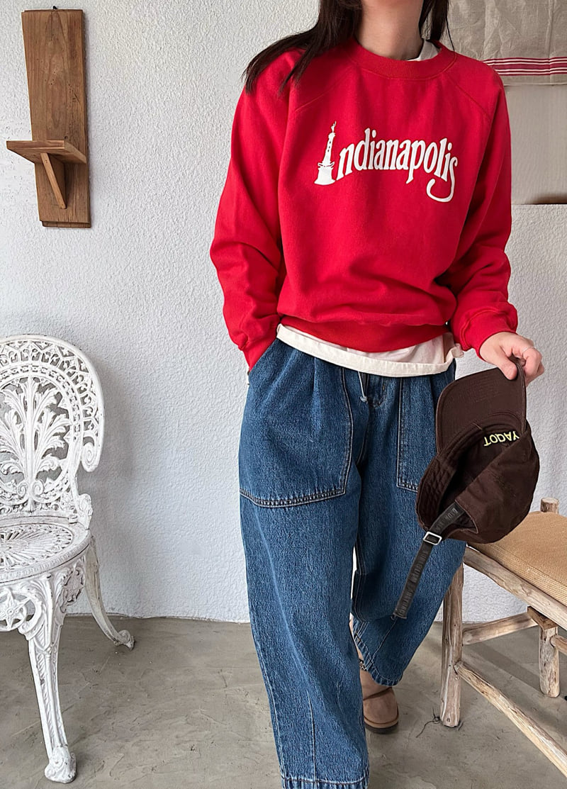 Lagrass - Korean Women Fashion - #momslook - Indiana Sweatshirt - 5