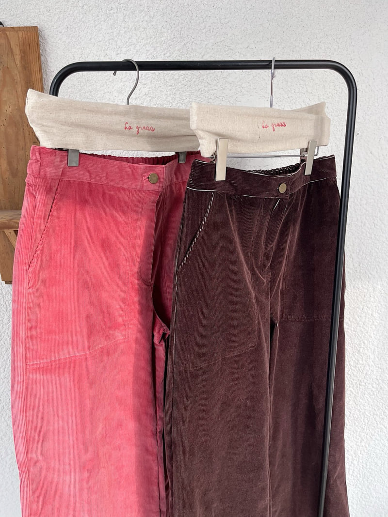 Lagrass - Korean Women Fashion - #momslook - Sev Corduroy Pants - 10