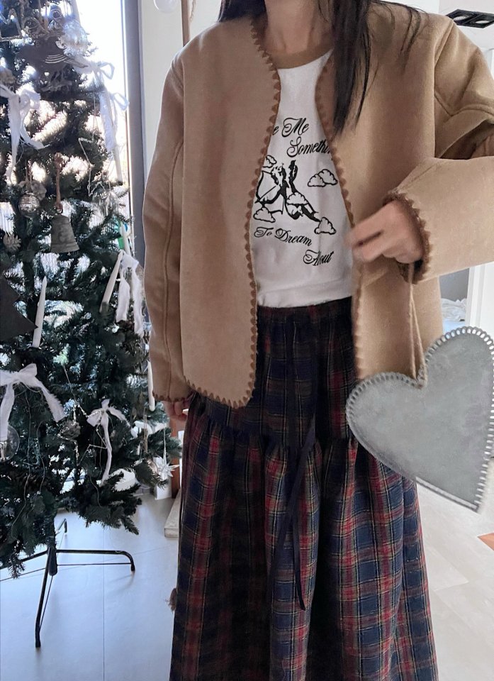 Lagrass - Korean Women Fashion - #momslook - Illu Check Skirt - 4