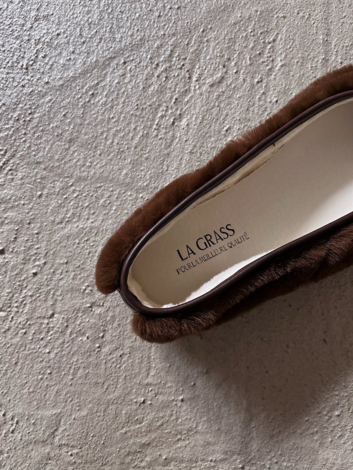 Lagrass - Korean Women Fashion - #momslook - Fuzz Flats - 9