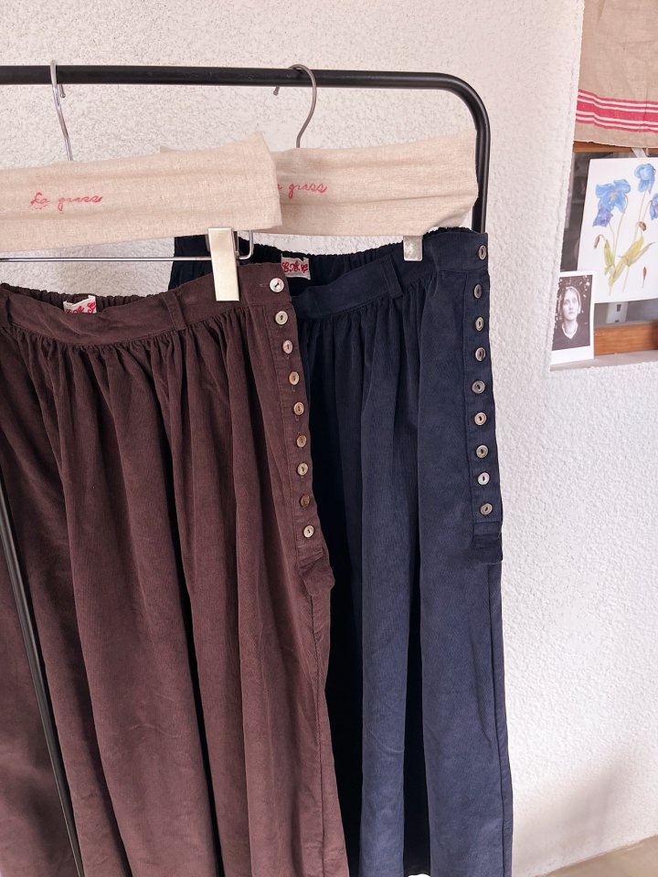 Lagrass - Korean Women Fashion - #thelittlethings - Corduroy Skirt - 4