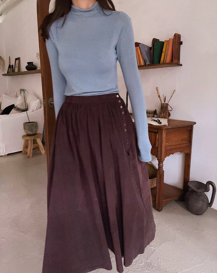 Lagrass - Korean Women Fashion - #momslook - Corduroy Skirt - 6