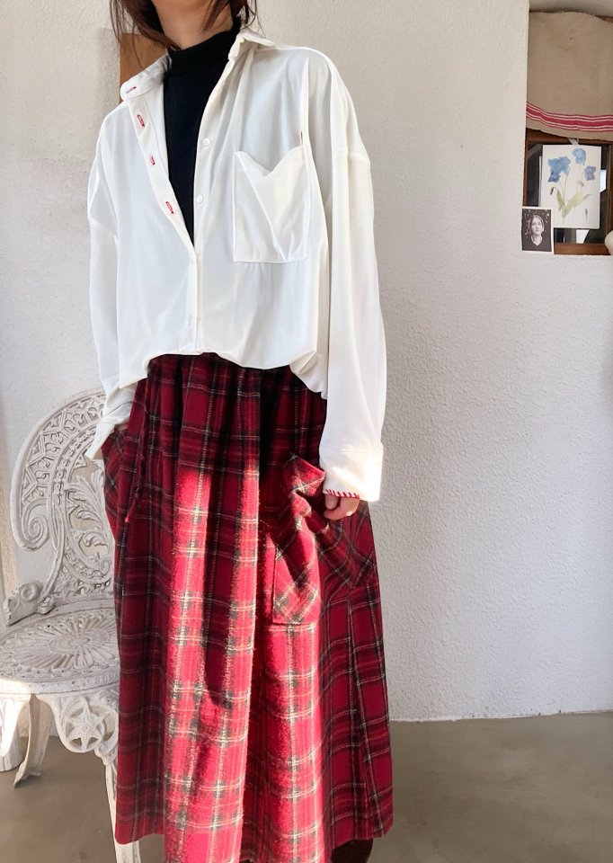Lagrass - Korean Women Fashion - #momslook - Looney Check Skirt - 3