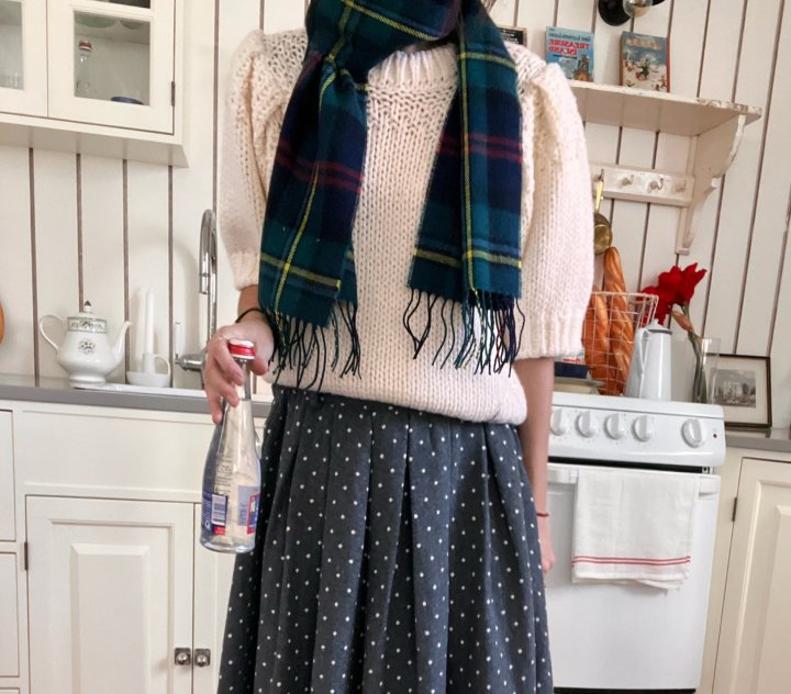 Lagrass - Korean Women Fashion - #pursuepretty - Tartan Check Muffler