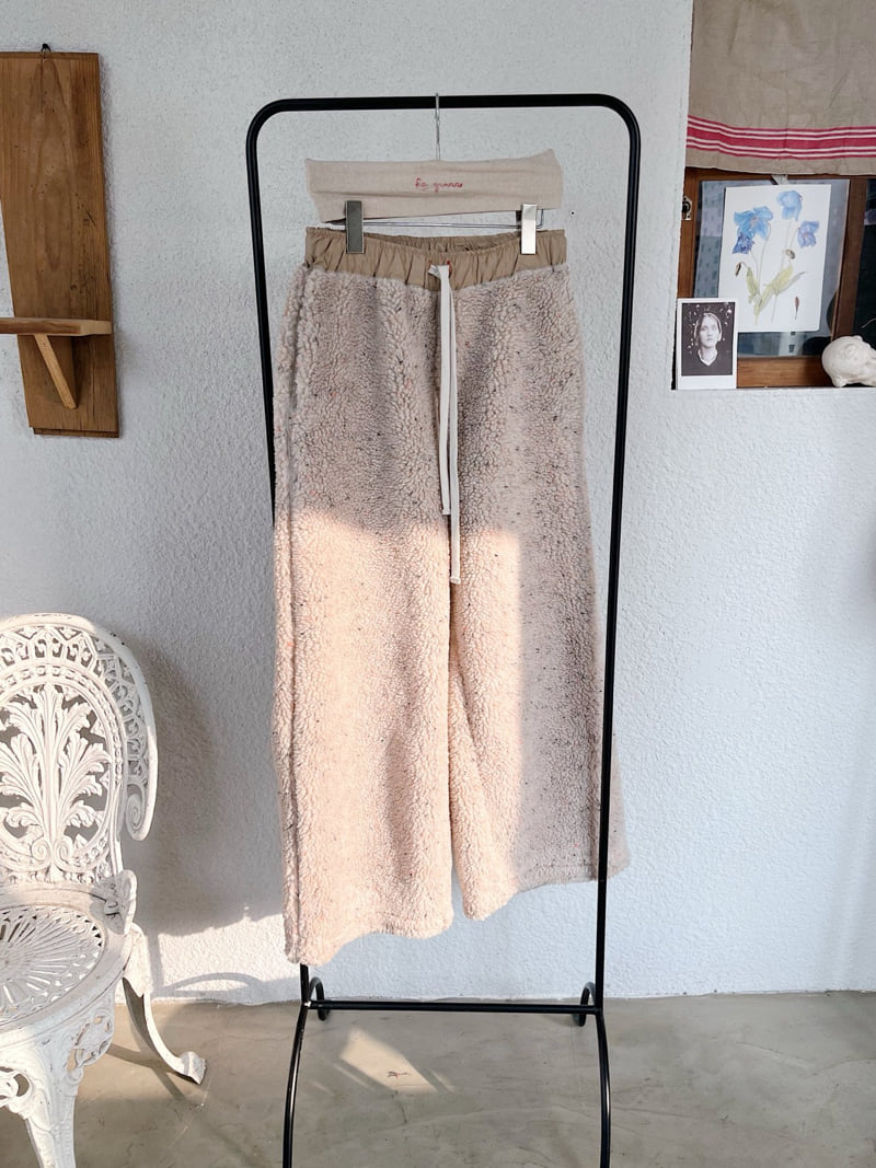 Lagrass - Korean Women Fashion - #pursuepretty - Neps Fleece Pants - 3