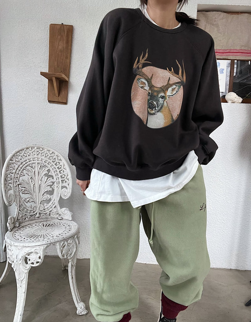 Lagrass - Korean Women Fashion - #restrostyle - La Dear Sweatshirt - 3