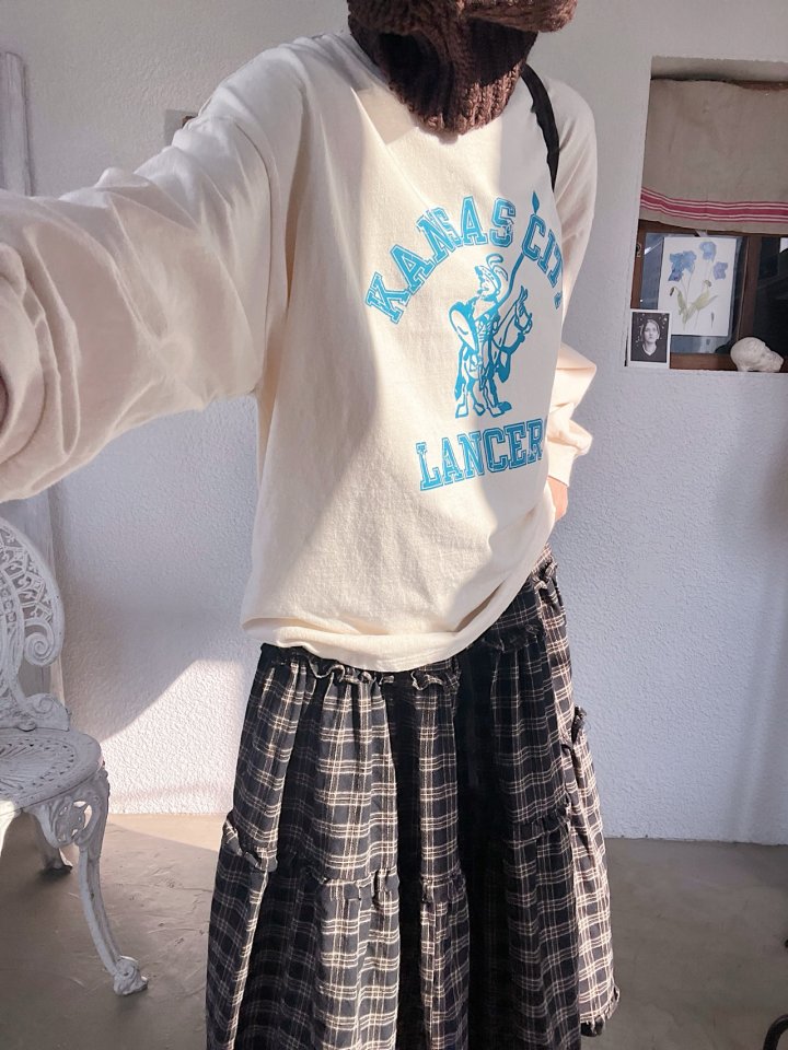 Lagrass - Korean Women Fashion - #romanticstyle - Lancers Tee - 7