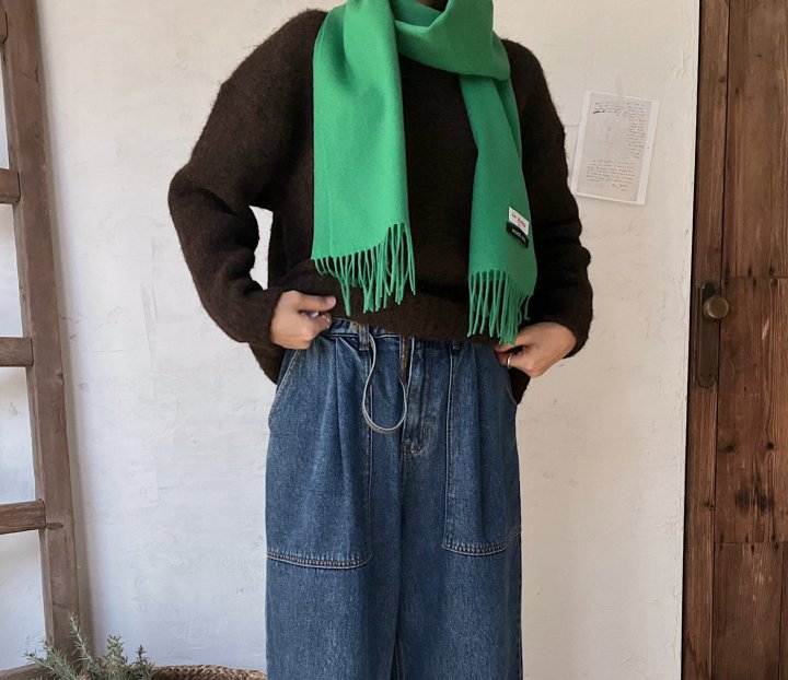 Lagrass - Korean Women Fashion - #restrostyle - Woolly Muffler - 4