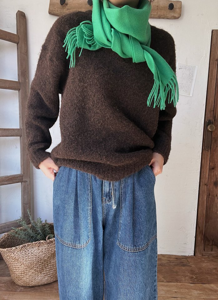Lagrass - Korean Women Fashion - #thatsdarling - Woolly Muffler - 6