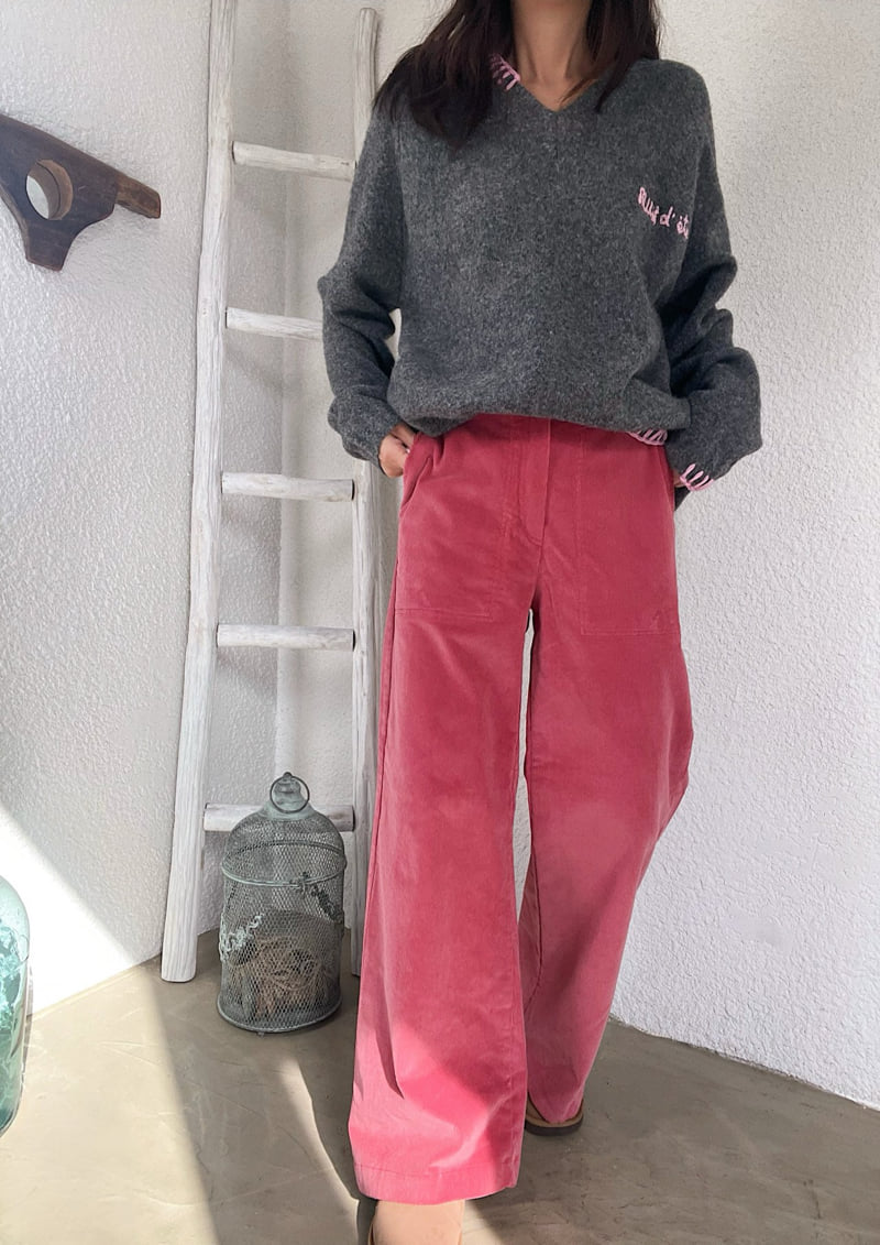 Lagrass - Korean Women Fashion - #thelittlethings - Sev Corduroy Pants - 7