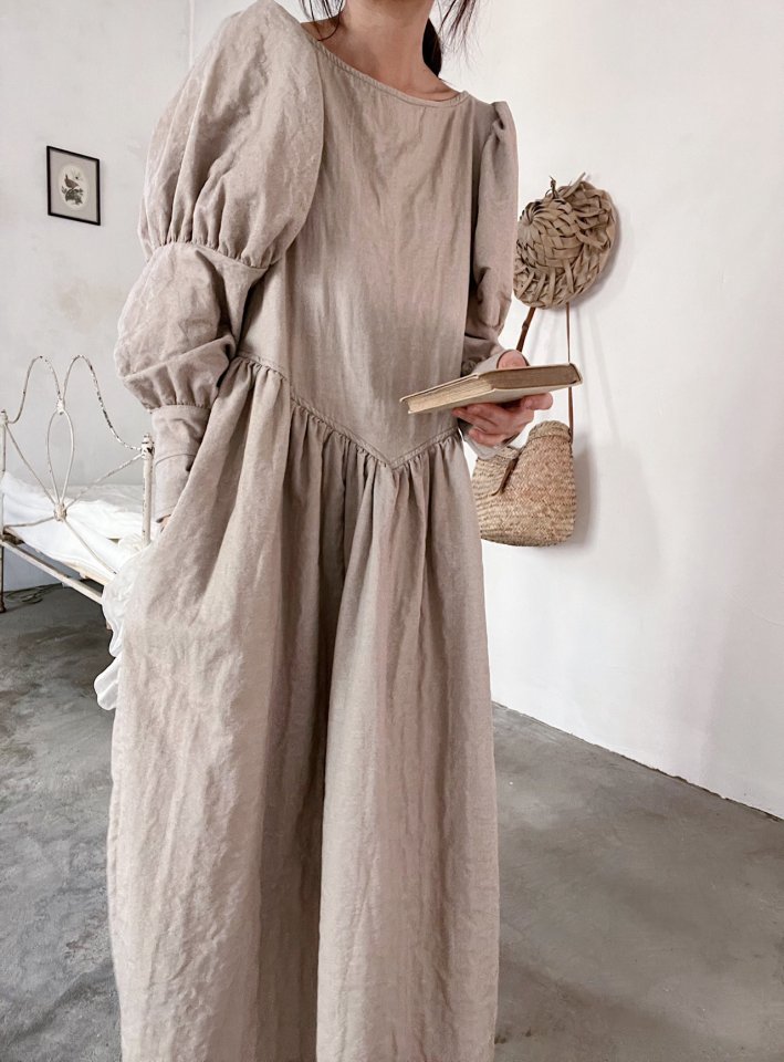 Lagrass - Korean Women Fashion - #vintageinspired - Bagel One-piece - 2