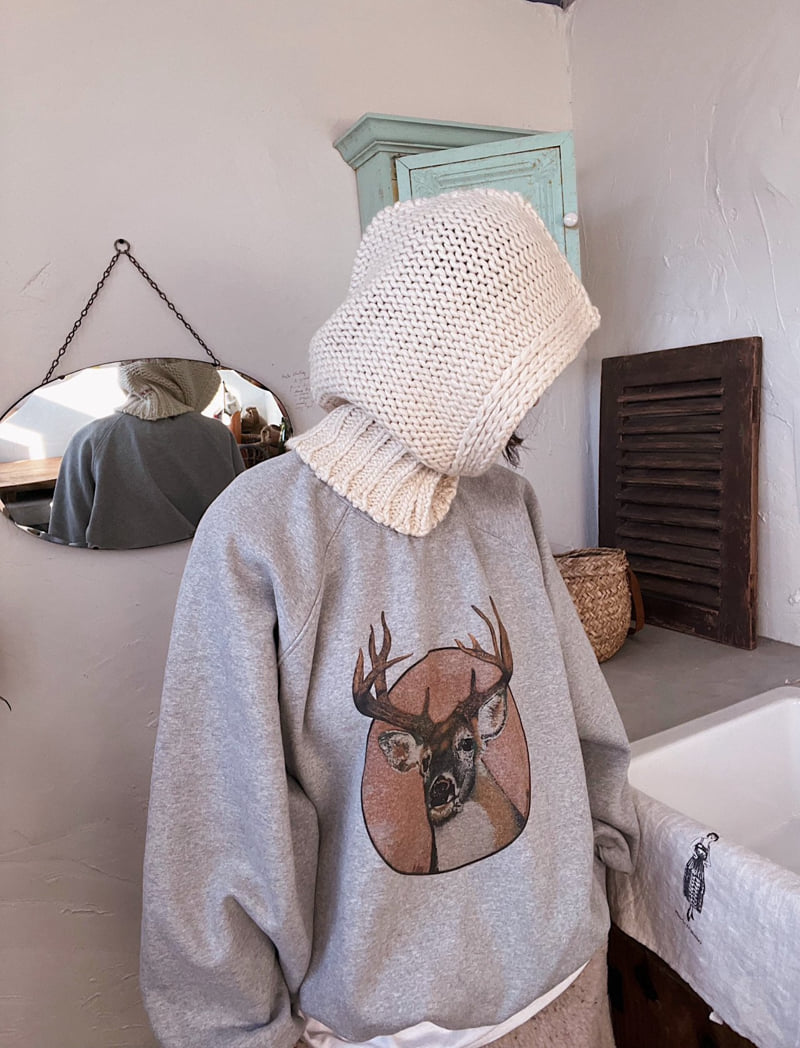 Lagrass - Korean Women Fashion - #vintagekidsstyle - La Dear Sweatshirt