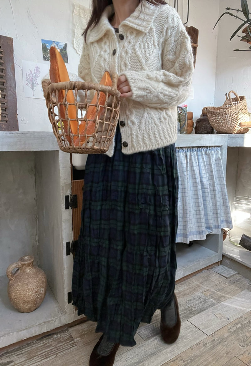 Lagrass - Korean Women Fashion - #womensfashion - A Cable Cardigan - 10