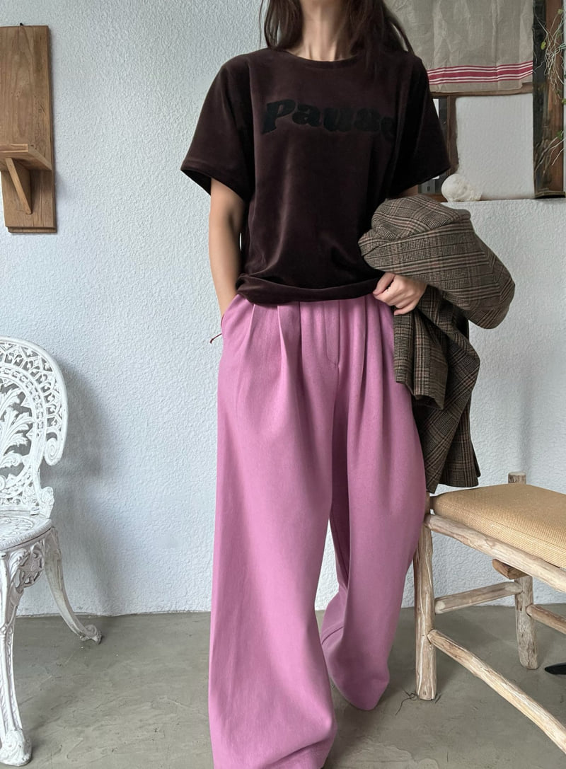 Lagrass - Korean Women Fashion - #womensfashion - Purse Tee - 7