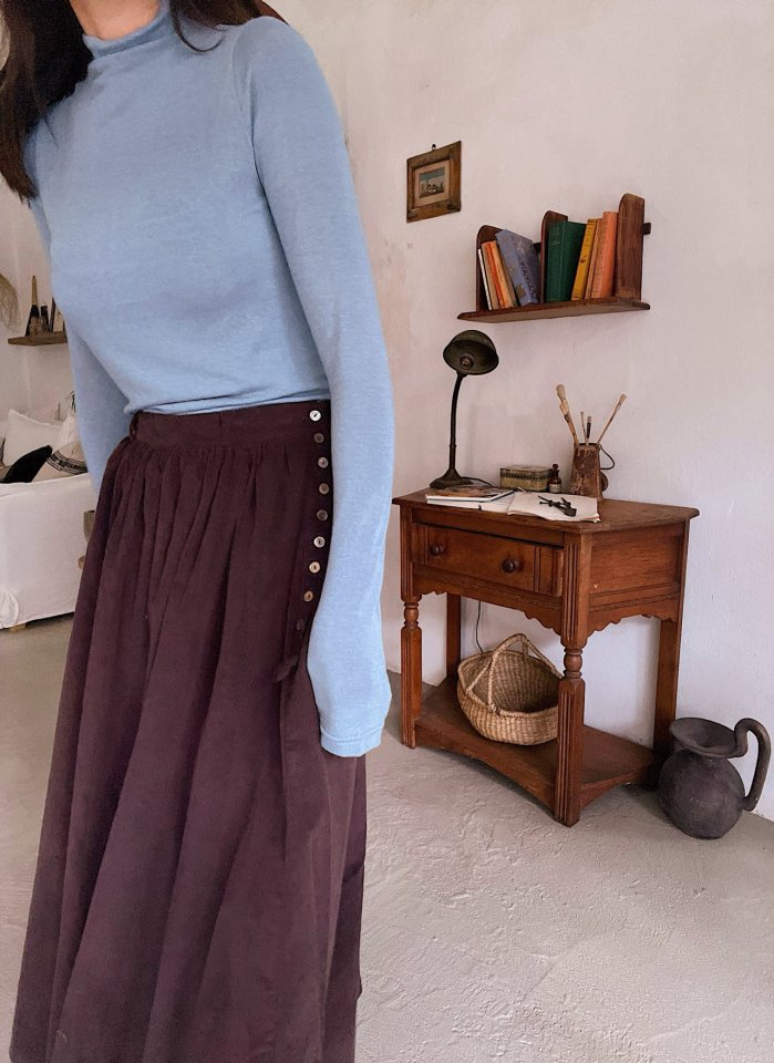 Lagrass - Korean Women Fashion - #womensfashion - Corduroy Skirt - 5