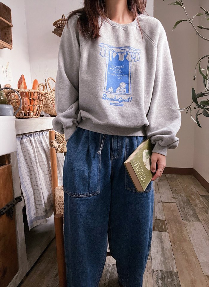 Lagrass - Korean Women Fashion - #womensfashion - Windy Sweatshirt - 12