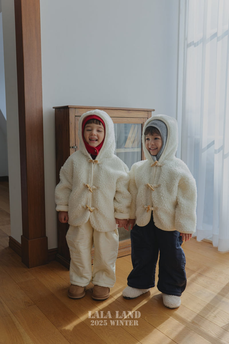Lalaland - Korean Baby Fashion - #onlinebabyshop - Bear Hood Coat - 4