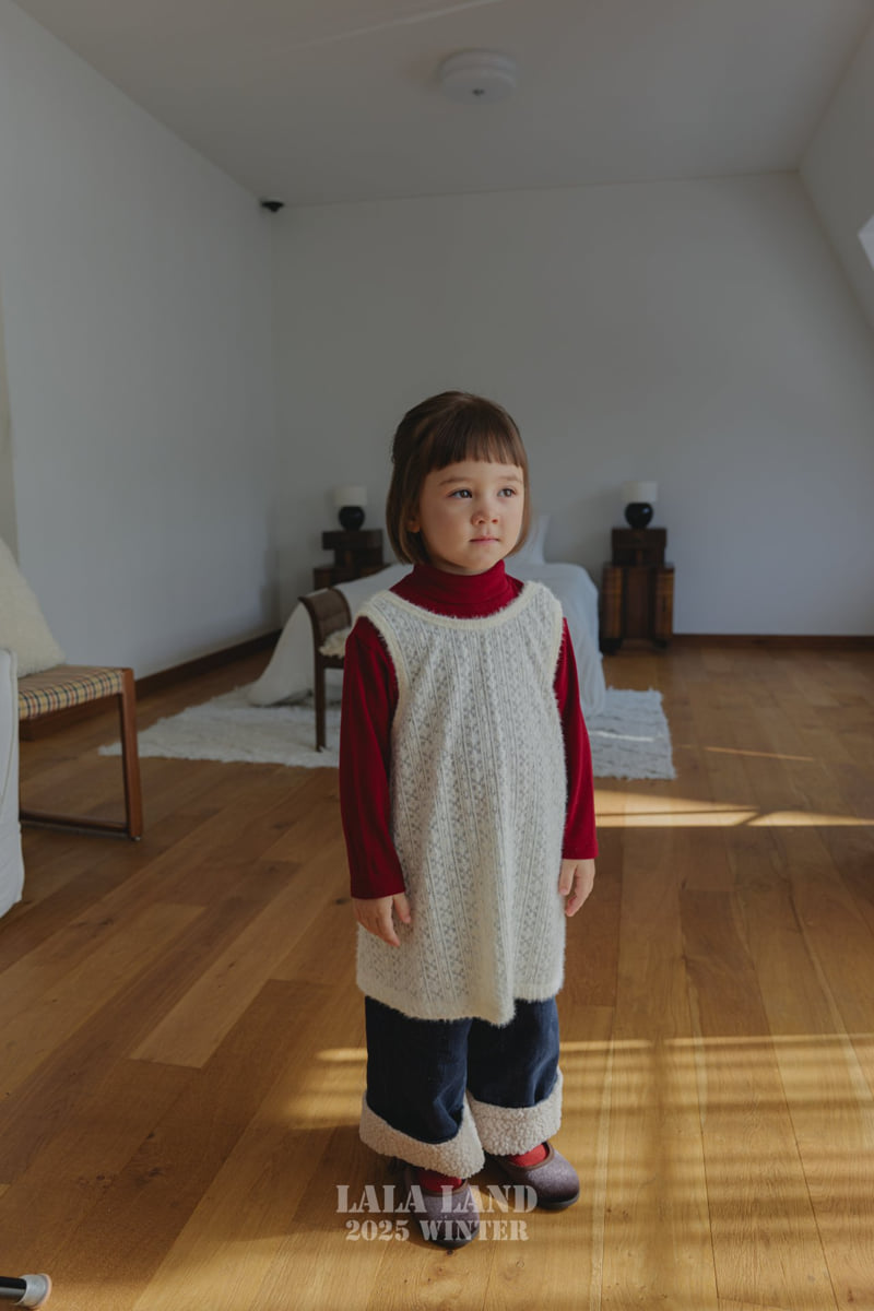 Lalaland - Korean Baby Fashion - #babyboutique - Bear Denim Pants - 9