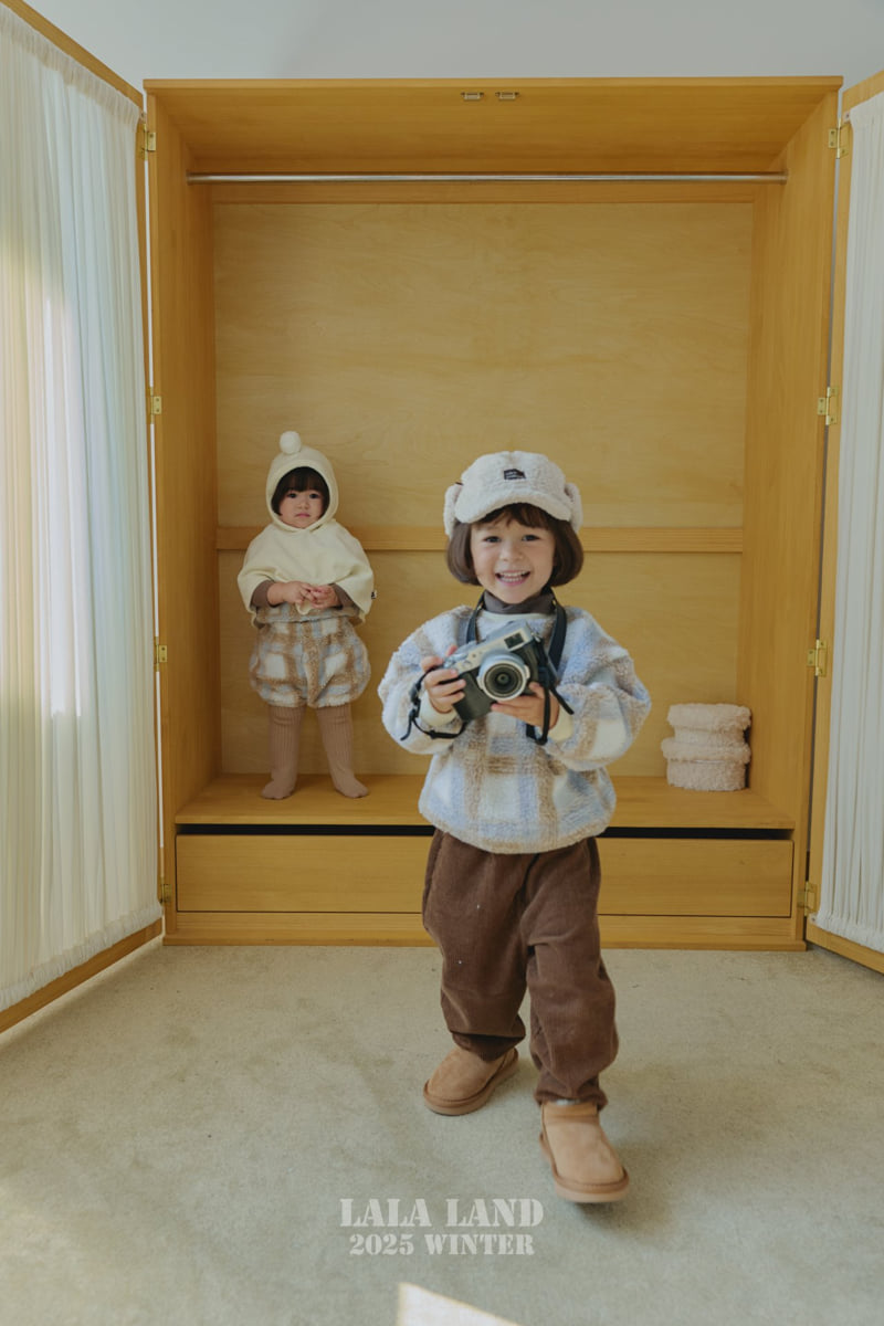 Lalaland - Korean Baby Fashion - #babyboutiqueclothing - Corduroy Fleece Pants - 8