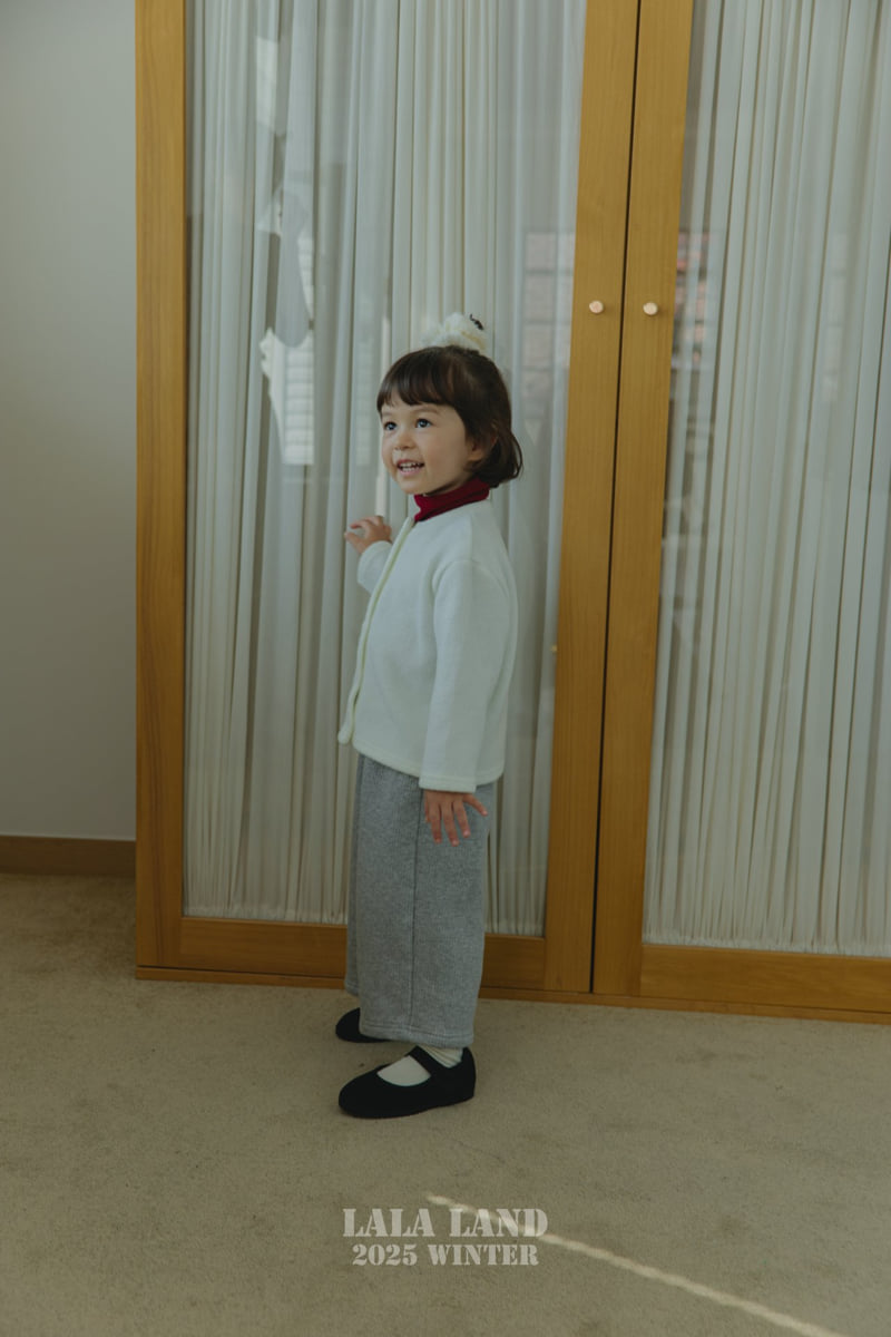Lalaland - Korean Baby Fashion - #babyboutique - Stretch Ribbed Mink Pants - 4
