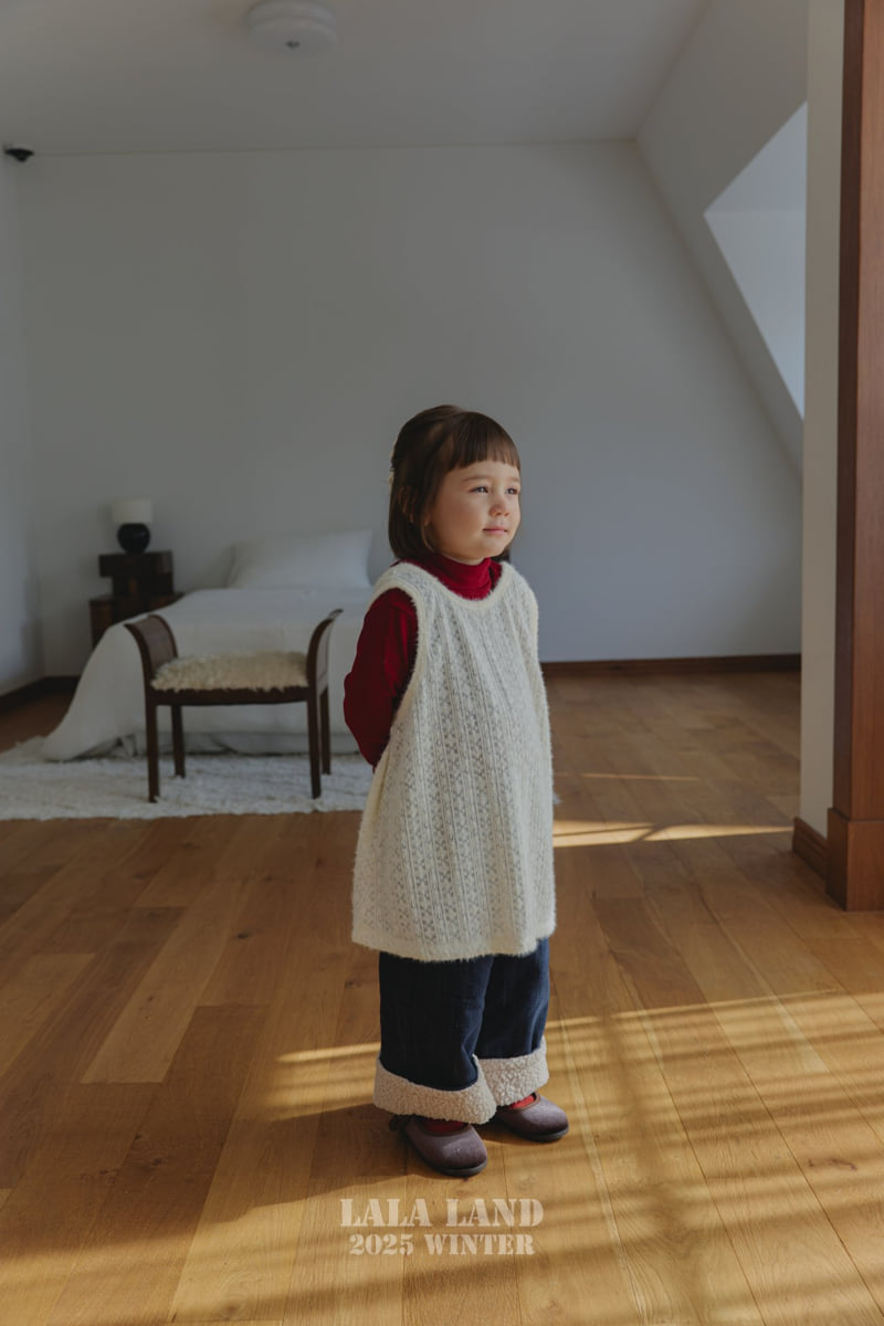 Lalaland - Korean Baby Fashion - #babyboutiqueclothing - Bear Denim Pants - 10