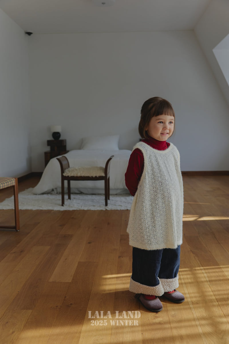 Lalaland - Korean Baby Fashion - #babyclothing - Bear Denim Pants - 11