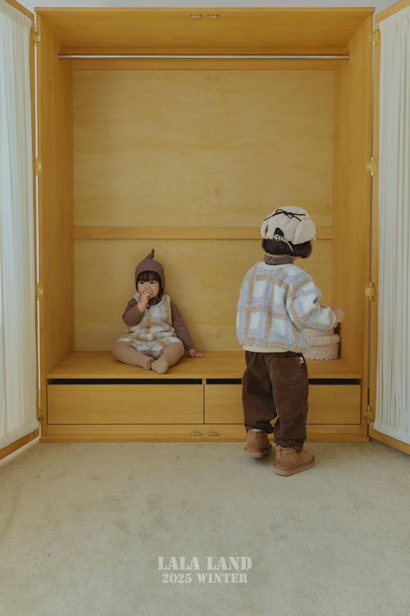 Lalaland - Korean Baby Fashion - #babyfashion - Corduroy Fleece Pants - 10