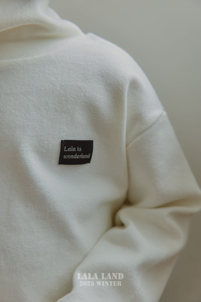 Lalaland - Korean Baby Fashion - #babyfever - Loose Fit Soft Turtleneck Tee - 6