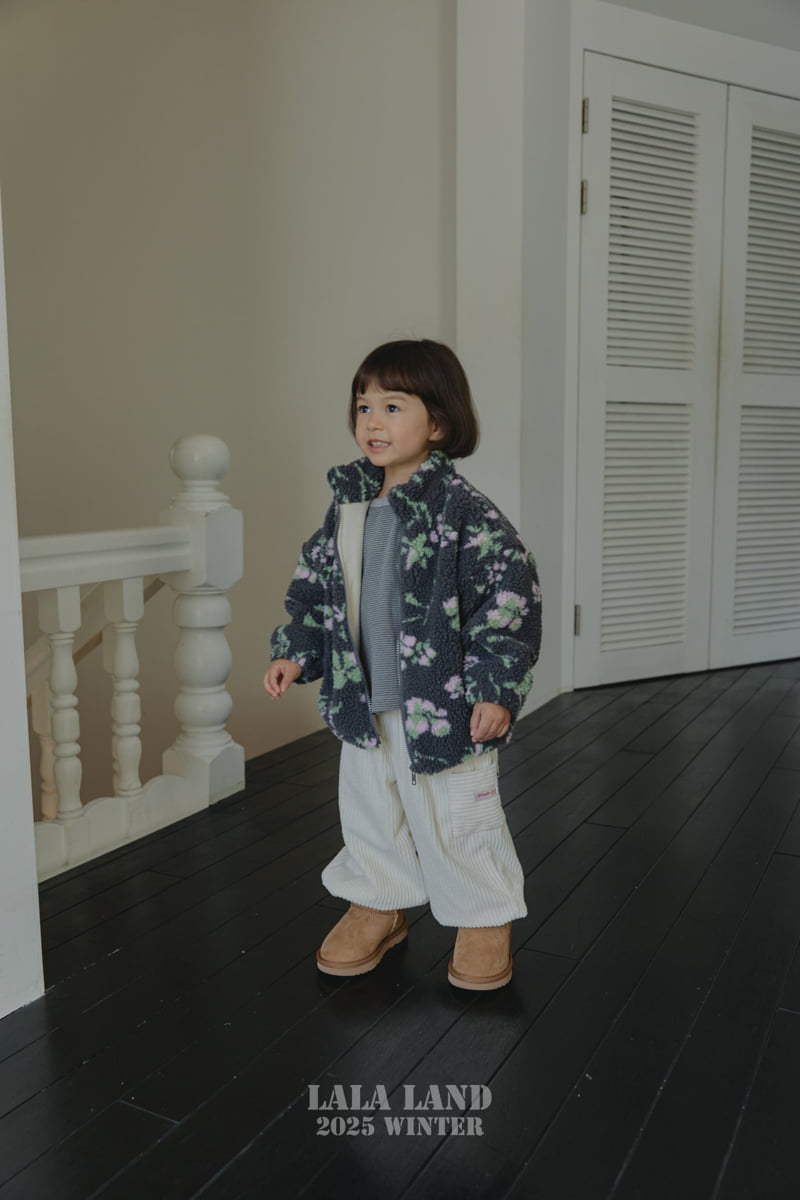 Lalaland - Korean Baby Fashion - #babyfever - My Chew Fleece Zip-Up - 6