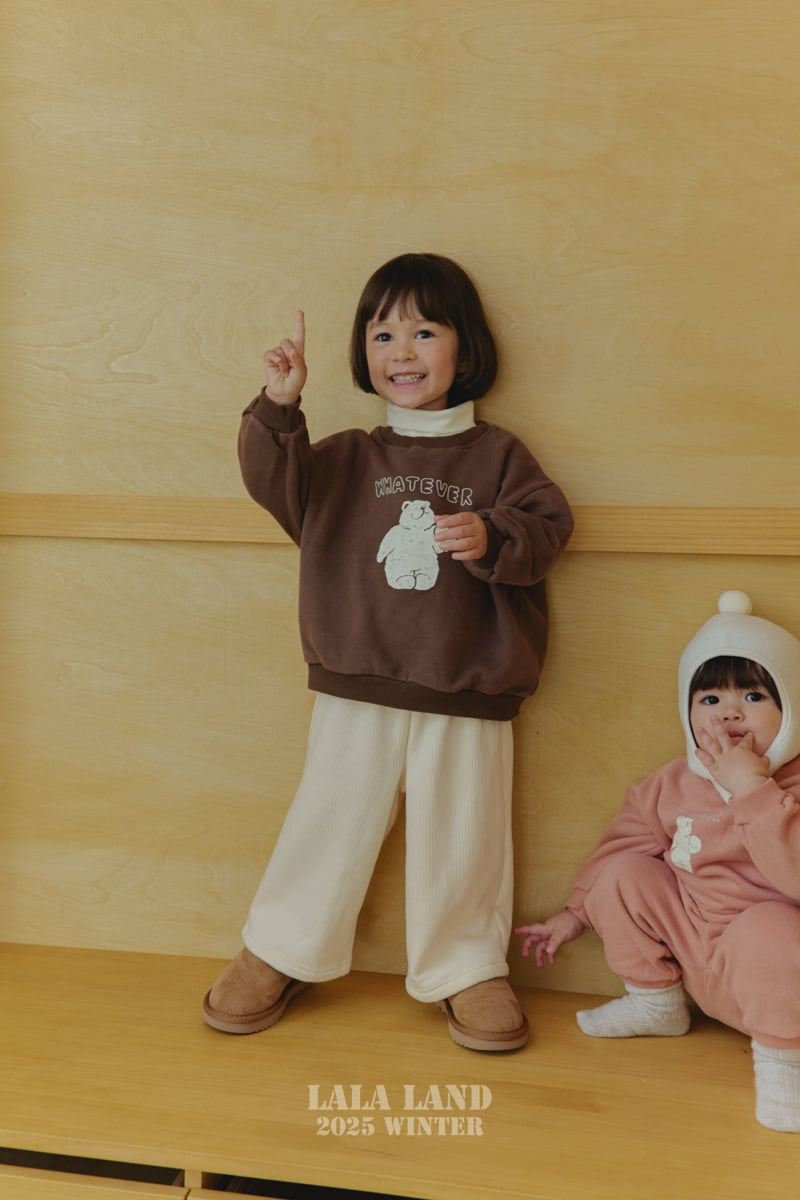 Lalaland - Korean Baby Fashion - #babyfever - Snow Bear Sweatshirt - 4