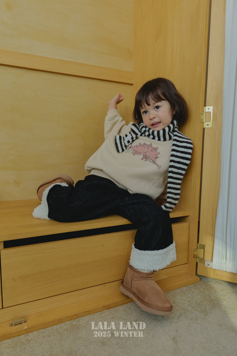Lalaland - Korean Baby Fashion - #babygirlfashion - Winter Dino Sweatshirt - 5