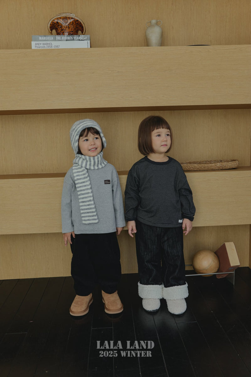 Lalaland - Korean Baby Fashion - #babylifestyle - Stripe Tone Tone Tee - 12
