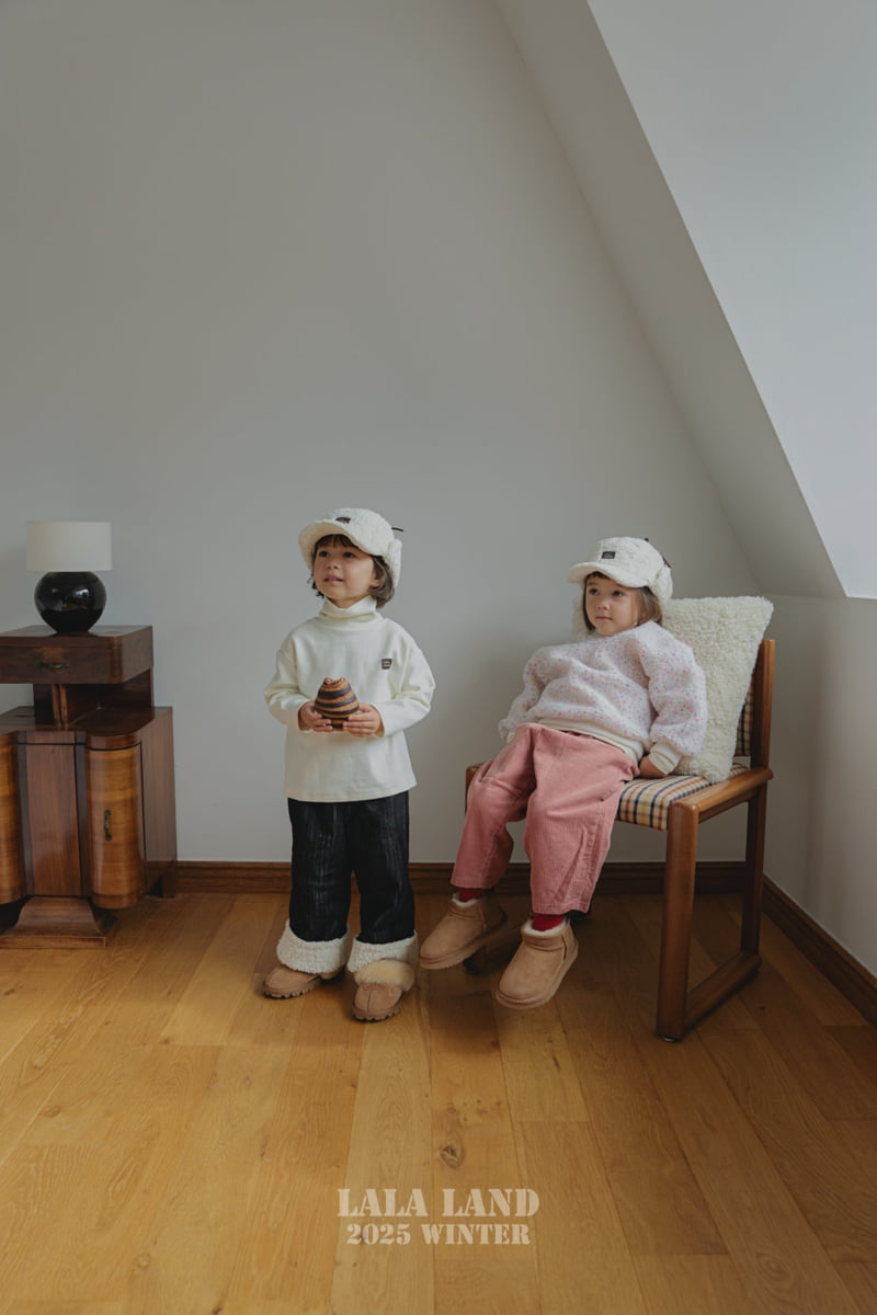 Lalaland - Korean Baby Fashion - #babylifestyle - Loose Fit Soft Turtleneck Tee - 8
