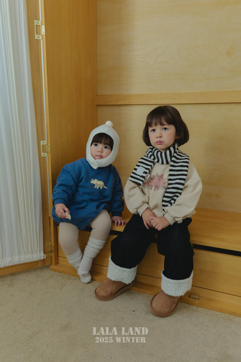 Lalaland - Korean Baby Fashion - #babylifestyle - Winter Dino Sweatshirt - 6