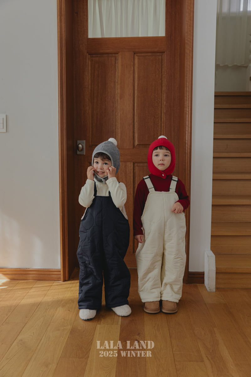Lalaland - Korean Baby Fashion - #babylifestyle - Ski Fleece Overalls - 3