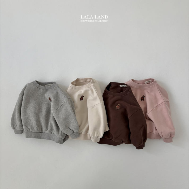 Lalaland - Korean Baby Fashion - #babylifestyle - Lala Bear Sweatshirt