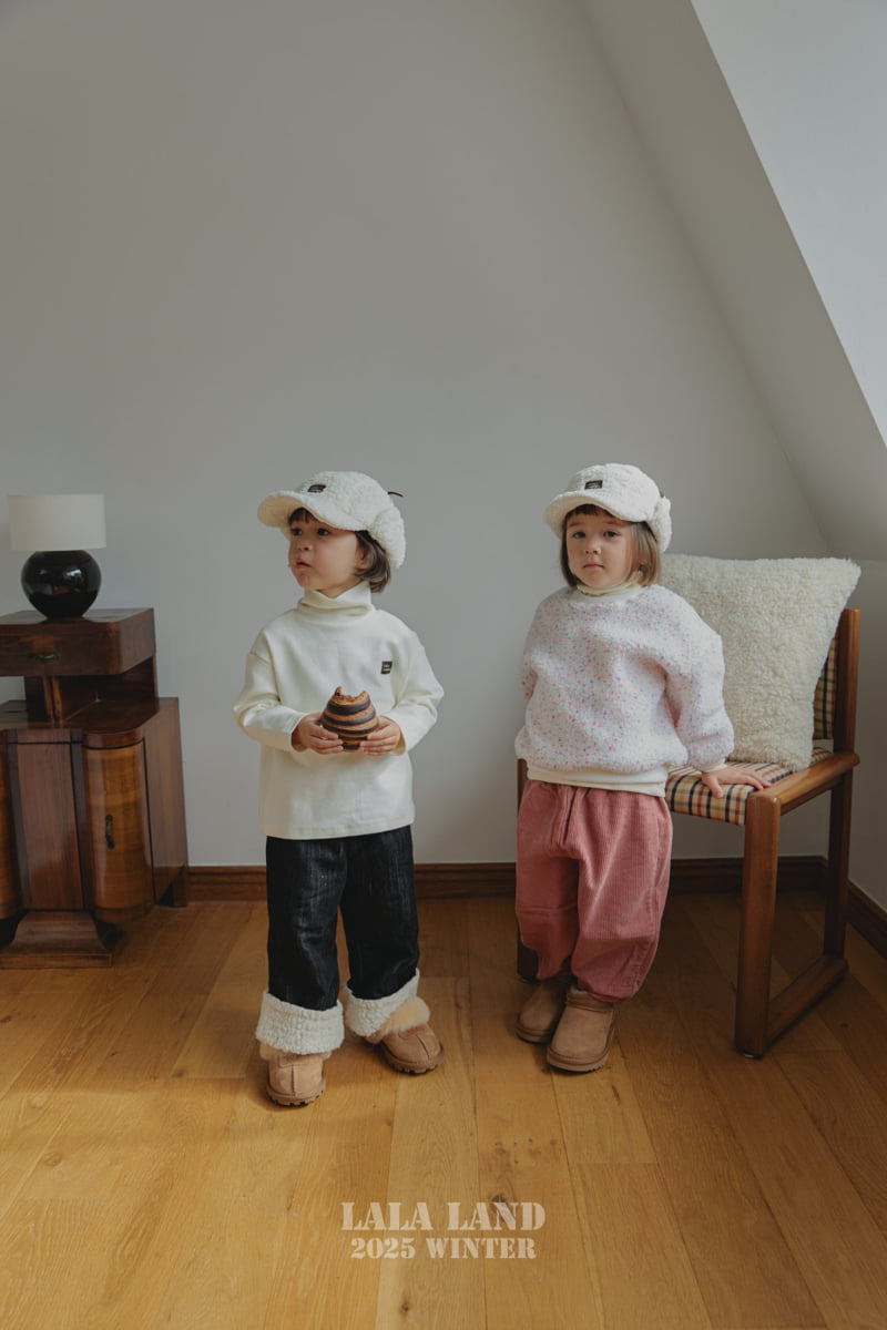 Lalaland - Korean Baby Fashion - #babyoninstagram - Loose Fit Soft Turtleneck Tee - 9