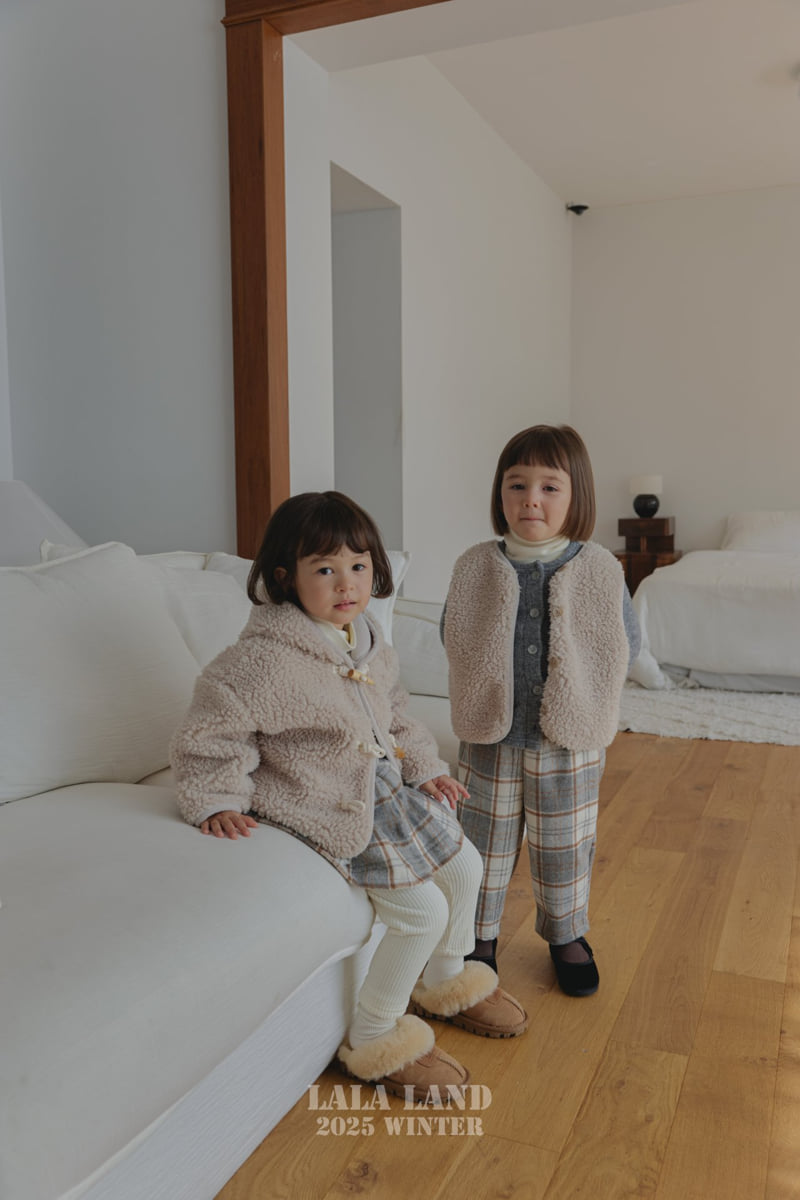 Lalaland - Korean Baby Fashion - #babyoninstagram - Baguette Check Pants - 5