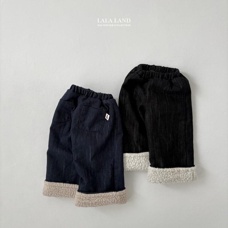 Lalaland - Korean Baby Fashion - #babyoninstagram - Bear Denim Pants